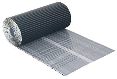 Kaminanschluss Wandanschluss Blei - Plissiert 300mm / 5mtr. (Anthrazit) | Selbstklebendes Bleiband mit Butylkleber – UV- und witterungsbeständig – 6 Farben