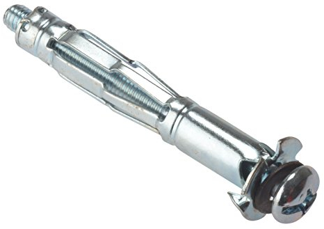 ForgeFix Metal Cavity Anchors | M5 x 52mm | Zinc Plated | Bag 10