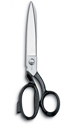 AUSONIA Forbice sarta da sarto professionali MADE IN ITALY da 23 Cm per sartoria per taglio stoffe con lame nichelate 9 pollici