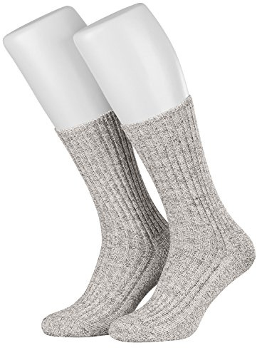 Piarini - Chaussettes norvégiennes pour diabétiques - sans élastique - semelles en éponge - grandes tailles disponibles