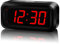 KWANWA Digital Alarm Clock Battery Operated Powered Only With Constantly Big 1.2'' LED Time Display Small for Travel desk Wall Bedside
