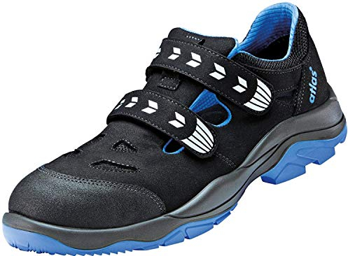 Atlas SL 465 XP Blue ESD Sicherheitschuhe Arbeitsschuhe für Herren und Damen S1P leicht, dynamisch, Aluminiumkappe Weite 10 Größe 42
