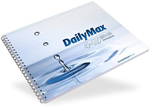 DailyMax 4/15 Terminplaner Praxisplaner - 4 Spalten pro Tag, 7-20 Uhr, 15-Minuten-Takt Montag-Samstag, Wochenplaner für Praxis, Studio, Salon und Klinik …