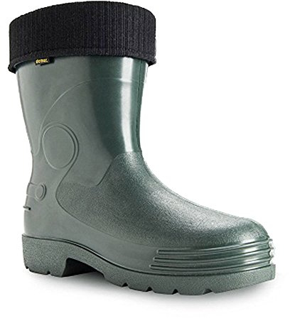DEMAR leichte Eva Gummistiefel Thermostiefel gefüttert Farmer (43, grün)
