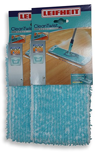 Leifheit Spar-Set 52016 2x Wischbezug Clean Twist extra XL