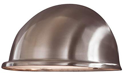 Konstsmide Torino 7325 Wandleuchte (B: 20cm T: 10,5cm H: 10cm, 1x25W, IP23) rostfreier Edelstahl