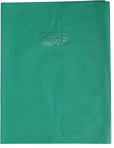 Clairefontaine 72405C - Funda protectora para libro de ejercicios (PVC, tamaño A4+, 240 x 320 mm), tamaño A4+ (240 x 320 mm), color verde bosque