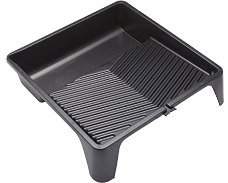 Bandeja de plástico 100% reciclado para rodillos de pintura de 15 pulgadas con textura antideslizante, ideal para rodillos de hasta 15 de ancho y todo tipo de pinturas, barnices y tintes para madera.