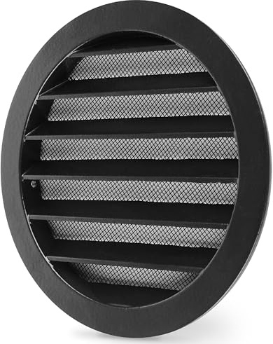 calimaero® WSGB Lüftungsgitter 150mm mit Fliegengitter Aluguss | Robuster Aluguß, Lüftungsgitter für Wohnmobile, Gartenhaus, Garage, Zuluft- und Abluftgitter, UV-Stabil, Rostfrei