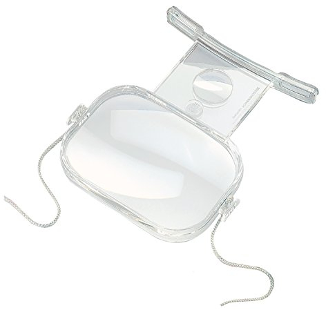 Eschenbach maxiPLUS Umhängelupe 2x/4x Vergrößerung für beidhändiges Arbeiten