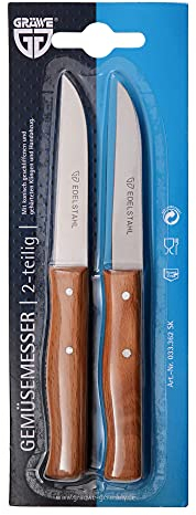 GRÄWE Kuechenmesser Set 2tlg gerade
