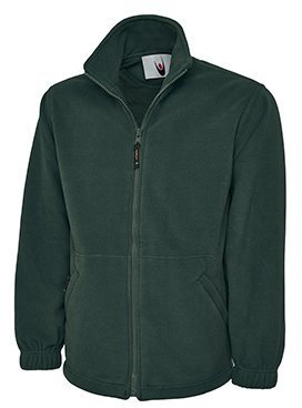 MAKZ Uneek Premium Full Zip Fleece Jacket Bottle Green