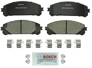 BOSCH BC1324 QuietCast Premium Ceramic Disc Brake Pad Set - Compatible with Select Lexus NX200t, NX250, NX300h, NX350/350h, RX350, RX450h; Toyota Camry, Highlander, RAV4 Prime, Sienna + More; FRONT