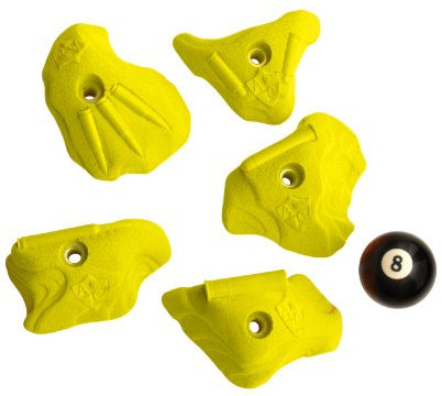 Atxarte Munition Dump Caliber Klettergriffe, gelb, klein