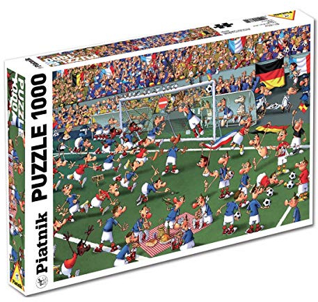 Piatnik 537349 - Fußball, 1000 Teile Puzzle, 26.77 x 15.75 inches