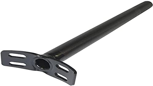 QU-AX Unisex – Erwachsene Sattelstütze-2201020000 Sattelstütze, Schwarz, One Size