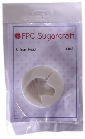 Unicorn Head Mould - Silicone Icing Mould for Cake and Cupcake Decoration by FPC