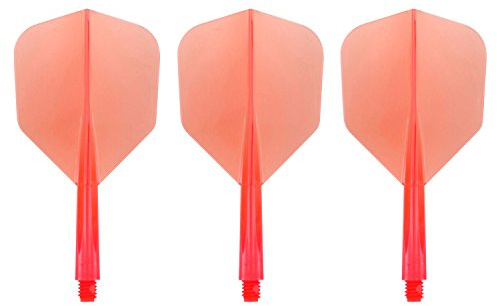 Condor Zero Stress Flight System - Small Clear Red - Dart Flights Short
