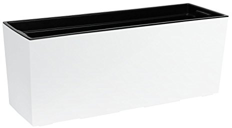 Lamela Blumenkasten für Begonie 19 x 56 x 19,5 cm, weiß, e.5