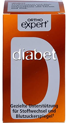 Orthoexpert diabet 60 Tabletten - Mikronährstoff-Kombination zur Unterstützung von Stoffwechsel & Blutzuckerspiegel* - Mit Chrom, Zink, Coenzym Q10 & B-Vitaminen