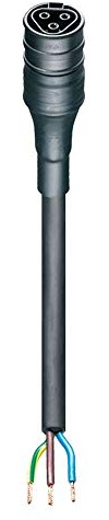 Wieland Kabelsystem, Anschlussleitung Gesis mit Buchse, 220-240 V, AC/50-60Hz 800033