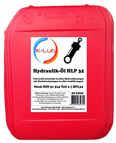 20 Liter K-Lub HLP 32 Hydrauliköl | HLP32 ISO