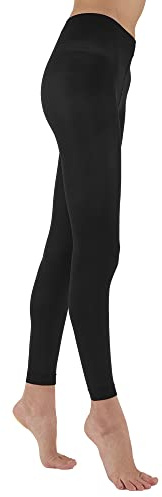 SOLIDEA Leggings Donna Red Wellness 70 Compressione Graduata 12/15 mmHg Leggings, Pantaloni Donna, Leggings Compressione Graduata Donna (Nero, 46)