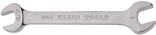 Klein Tools 68466 Open-End Wrench 15/16-Inch and 1-Inch Ends