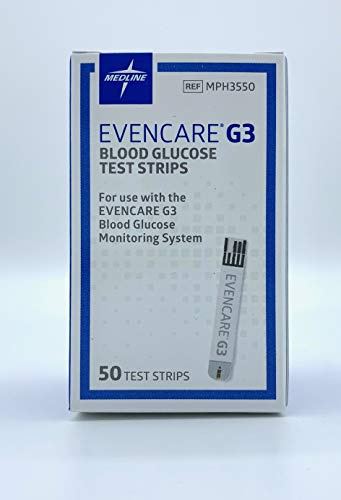 Medline MPH3550Z EvenCare G3 Blood Glucose System (Box of 50)