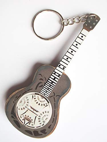 Music Legends Collection - Porte-Clefs Bois Guitare Dobro
