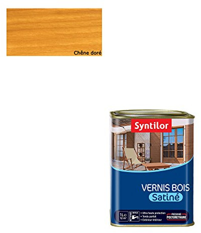 Syntilor - Vernis Bois Chêne Doré Satiné 1L
