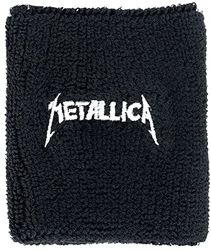 Metallica Logo Wristband schwarz, Schweißband