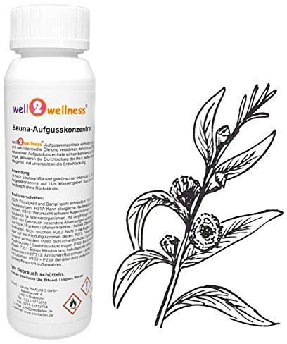 Well2wellness® Concentrato di Infusione per Sauna Eucalipto 125 ML