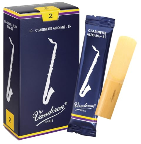 Vandoren CR142 Traditional Alt-Klarinetten Blätter, 10 Einheiten