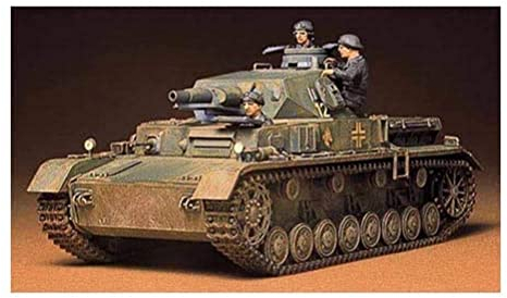 Tamiya 35096 – 1:35 WWII tysk pansarvagn IV version D, modellbyggsats, grön