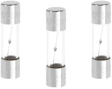 Debflex 715756 - Confezione da 3 fusibili in vetro Fusion Lente 5 x 20 3A 250 V