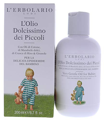 L'Erbolario Baby- och barnvård babyolja, 1-pack (1 x 200 ml)