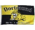 Flagge Fanflagge Dortmund Bulldogge - 90 x 150 cm