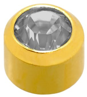 1 DOZ CAFLON Mini Crystal Ear Piercing Stud New