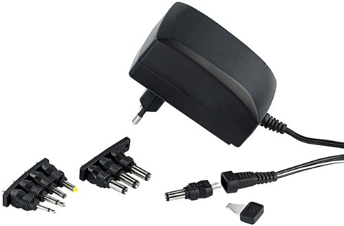 revolt Cargadores y adaptadores - Fuente alimentación conmutada 12V: Fuente de alimentación conmutada universal 2250 mA, conmutable de 3 a 12 voltios, 9 adaptadores (Universal adaptador corriente 12V)