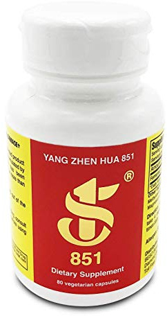 YANG Zhen Hua 851, Keeping You Healthy Naturally®, Made with 100% All-Natural USDA Organic Fermented Soy, Gluten-Free, Dairy-Free, BCAA, BCFA, Minerals, Protein (80 Capsules) - 1 Bottle