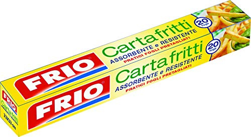 Frio – Papier friti, absorbant et résistant – 20 feuilles – [Pack de 14]