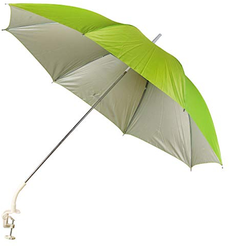 Outdoor Chair Deckchair Clip On Parasol Shade Protection (Green)