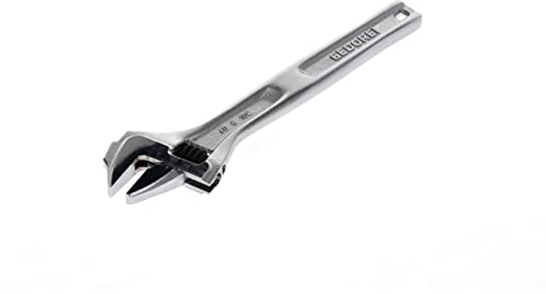 GEDORE Einmaulschlüssel verstellbar, Spannweite 30 mm (1.3/16 Zoll), Einstellskala, vernickelt, verchromt, 60 S 10 C