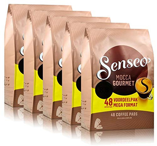 Senseo Mocca Gourmet, New Design, Pack of 5, 5 x 48 Coffee Pods by Senseo