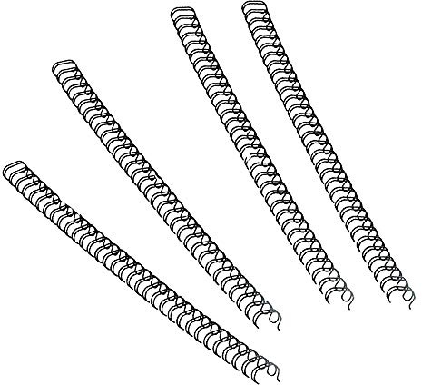 Fellowes 53261 - Binding Wire A4 8mm Black 53261 (PK100)
