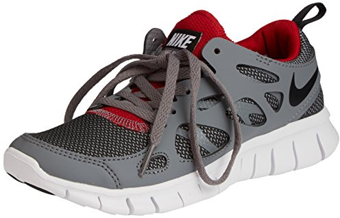Nike Free Run 2, Scarpe da Corsa Unisex-Adulto, Grau (Wolf Grey/Black-Gym Red-White 035), 38 EU