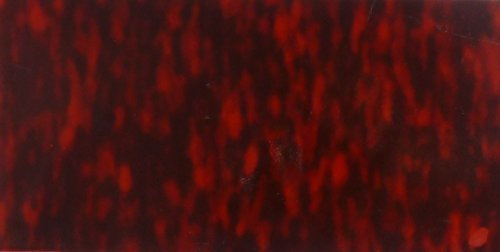 Wachsplatte flammenrot, Multicolor 20x10 cm - 9758 - Verzierwachsplatte 200x100 mm für Kerzen