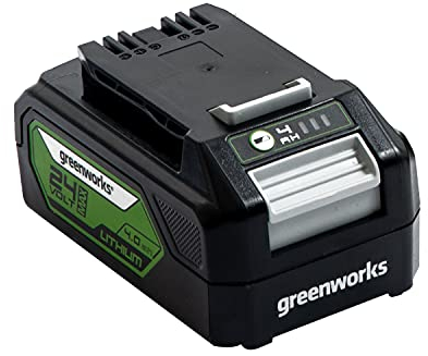 Greenworks Battery G24B4 (Li-Ion 24 V 4.0 Ah Rechargeable Powerful Battery Suitable for All Devices of the 24 V Greenworks Tools Series)