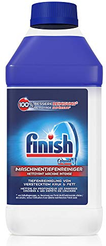 Finish Maschinentiefenreiniger – Flüssiger Maschinenreiniger gegen Kalk und Fett für eine saubere Spülmaschine – Sparpack mit 3 x 250 ml Maschinenpfleger